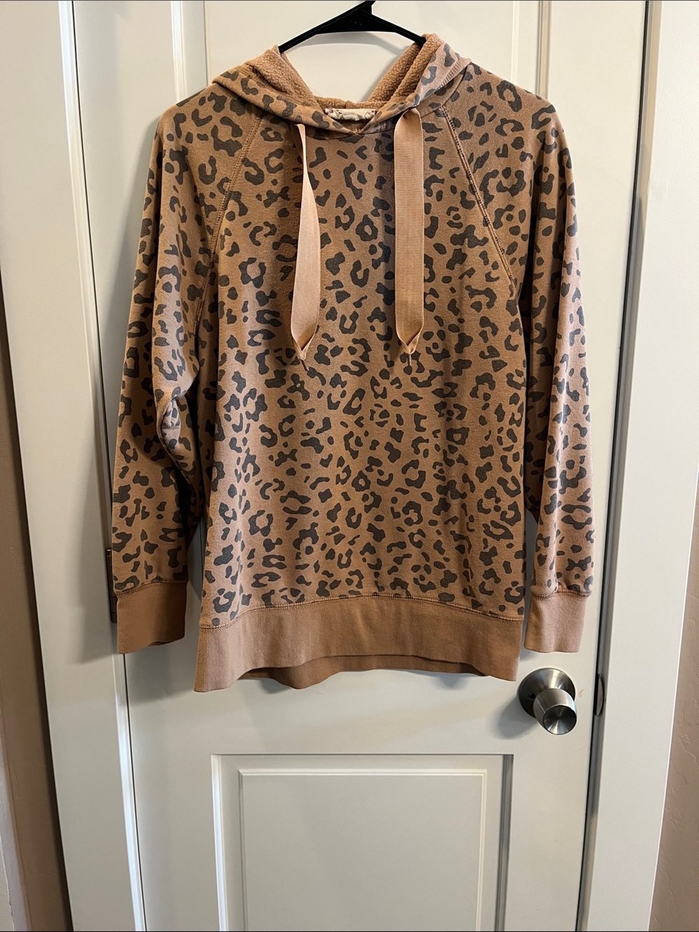 Hippie Rose Leopard Print Hoodie